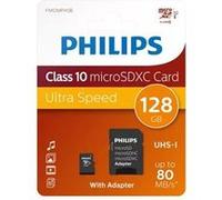 Carte Micro SDXC Philips Classe 10 128 Go PHMSDMA128GBXCCL10 G