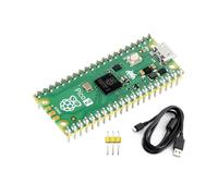 Carte microcontrôleur Raspberry Pi Pico 2 pré-soudée basée sur la puce de microcontrôleur Raspberry Pi RP2350, avec conception double cœur et double architecture, fonctionnant jusqu'à 150 MHz (avec