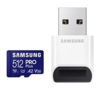 Carte MicroSD avec adaptateur USB PRO Plus - 512 Go Samsung