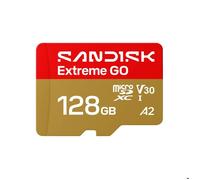 Carte microSD - SanDisk - Extreme GO 128 Go - UHS-I U3 V30 - 240 Mo/s lecture - 120 Mo/s écriture