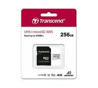 Carte microSD TRANSCEND 256GB UHS-I U3 A1 - 300S