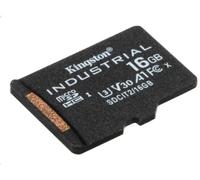 Kingston Industrial microSD -16Go microSDHC Industrial C10 A1 pSLC carte pack unique sans adaptateur- SDCIT2/16GBSP