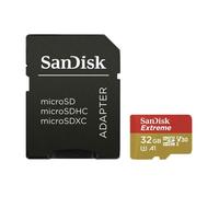 SANDISK Carte Micro SDHC Extreme 32GB V30 (100MB/s)+ Adapt