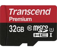 Carte microSDHC Transcend Premium 32 GB Class 10, UHS-I