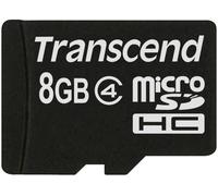 Carte microSDHC Transcend Standard 8 GB Class 4