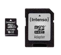 Intenso Carte microSDHC 3433470 - 16 Go UHS-I Classe 10 avec adaptateur