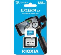 Carte MicroSDXC 128GB - Kioxia - Exceria G2 - UHS-III U3 A1 V30 - Classe 10