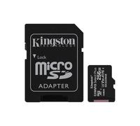 Carte MicroSDXC 256Go UHS-I V30 Haute Vitesse avec Adaptateur Noir