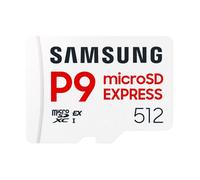 Carte microSDXC Express - Samsung - 512 Go - P9 Express - 800 Mo/s - Classe 10 - Antimagnétique - Étanche