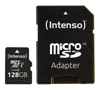 Carte microSDXC Intenso Premium 128 GB Class 10, UHS-I avec adaptateur SD