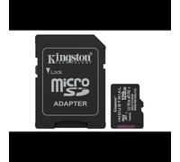Kingston Carte mémoire microSDXC Industrial 128 Go A1 V30 UHS-I U3 (adaptateur SD inclus)