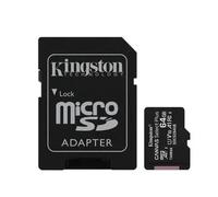 Carte microSDXC Kingston Technology Canvas Select Plus 64 Go 100 Mo/s A1 C10 + adaptateur