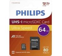 Philips FM64MP45B/00 mémoire flash 64 Go MicroSDXC UHS-I Classe 10