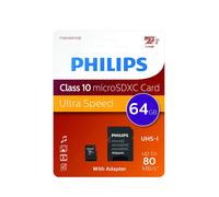 Carte microSDXC Philips FM64MP45B/00 64 Go Class 10 1 pc(s)