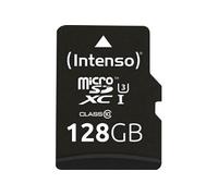 Intenso Carte microSDXC Professional 128 Go Class 10 UHS-I avec adaptateur SD