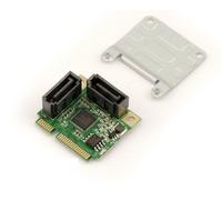 Carte Mini PCI EXPRESS (MiniPCIE) - 2 PORTS SATA 3.0 - CHIPSET ASM1061R - RAID