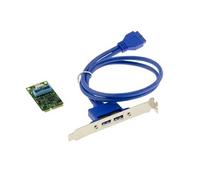 KALEA-INFORMATIQUE Carte Mini PCIe USB 3.0 2 Ports Via | Carte MiniPCIe 2 ports USB 3.0 5 Gbit/s avec chipset VIA
