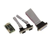 Carte MiniPCIe parallèle LPT DB25 COM RS232 DB9 Format mPCIe Full Size - CH384L