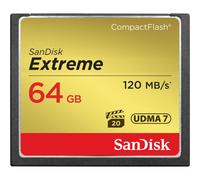 Carte mmoire Sandisk Extreme CompactFlash - 64 Go (SDCFXS-064G-A46)