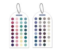 Carte modèle d'analyse des couleurs - Guide portable de correspondance des couleurs, palette double face anti-rayures | Guide double face 2 pièces pour tenue, maquillage, shopping, maison,