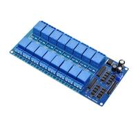 Carte module relais 16 canaux 12 V avec optocoupleur, carte d'extension de déclenchement bas niveau pour projets Arduino DIY
