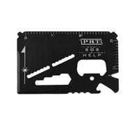 Carte Multi-outils | Carte À Outils Extérieure En Acier Inoxydable De Poche | Fournitures De Survie Avec Bord Poli Pour L'alpinisme, Le Camping, La Randonnée, La Randonnée