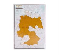 Carte murale à gratter - Allemagne - 42 x 59 cm | Maps International