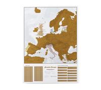 Carte murale à gratter (en anglais) - Europe - 85 x 60 cm | Maps International