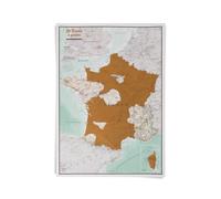 Carte murale à gratter - France - 42 x 59 cm | Maps International