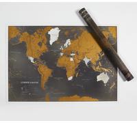 Carte murale à gratter - Monde, Black Edition - 84 x 60 cm | Maps International
