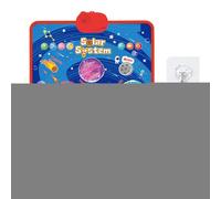 Carte murale de l'alphabet électronique - Carte murale électronique de l'alphabet musical, affichage audio, panneau d'étude contrôlé par toucher, appareil d'entraînement précoce | Poster