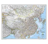 Carte murale (en anglais) - Chine - 76 x 59 cm | National Geographic - papier