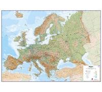 Carte murale (en anglais) - Europe physique - 136 x 98 cm | Maps International - Papier