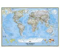 Carte murale (en anglais) - Monde politique - 1/32M - 111 x 77 cm | National Geographic - Papier
