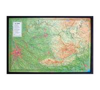 Carte murale en relief - Le Tarn - 61 cm x 41 cm | 3D Map