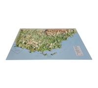 Carte murale en relief - Le Var - 61 cm x 41 cm | 3D Map