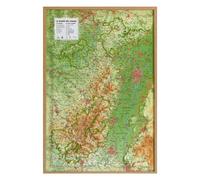 Carte murale en relief - Massif des Vosges - 41 cm x 61 cm | 3D Map