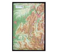 Carte murale en relief - Massif du Vercors - 41 cm x 61 cm | 3D Map