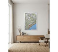 Carte murale en relief - Mercantour & Côte d'Azur - 80 x 113 cm | IGN