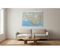 Carte murale en relief - Provence - 113 x 80 cm | IGN