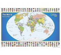 Carte murale - Monde politique pour les enfants | National Geographic