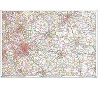 Carte murale Nottingham - NG - Code postal - Papier