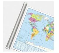 Carte Murale Pelliculée Monde Politique 66 X 84,5 Cm