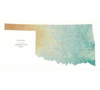 Carte murale physique - Oklahoma | Raven Maps - Papier