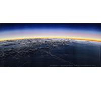 Carte murale physique - Rocheuses, Hautes Plaines et Ouest intermontagnard (28" x 64") | Raven Maps