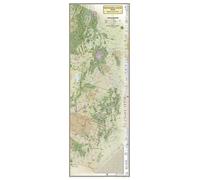 Carte murale plastifiée de la Continental Divide Trail | National Geographic