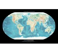 Carte murale - Reliefs du monde | Raven Maps - Papier