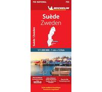 Carte NATIONAL 753 Suede (Zweden)