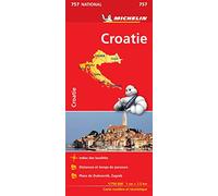Carte national Croatie - N°757 l'echelle : 1/750000