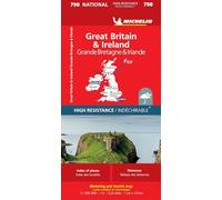Carte NATIONAL Grande Bretagne & Irlande Indchirable